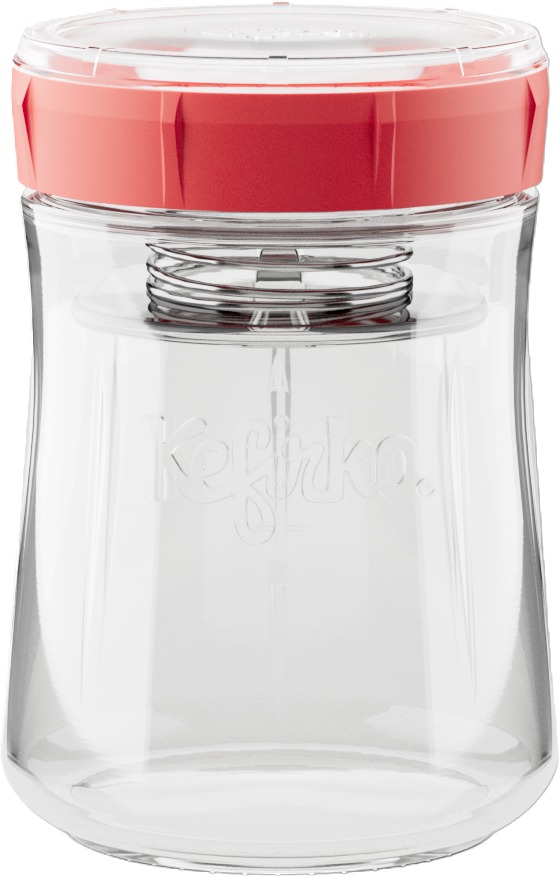 Kefirko Fermentor zeleniny 900 ml, červený