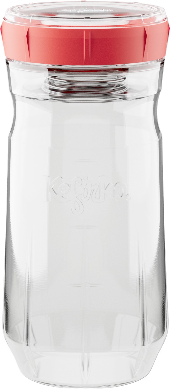 Kefirko Fermentor zeleniny 1400 ml, červený