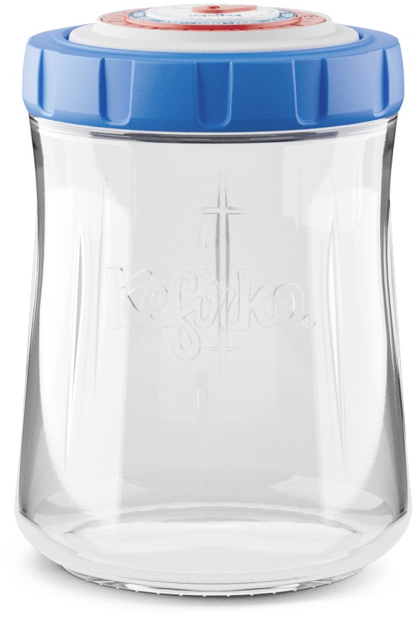 Kefirko Skladovací nádoba, 900 ml, modrá