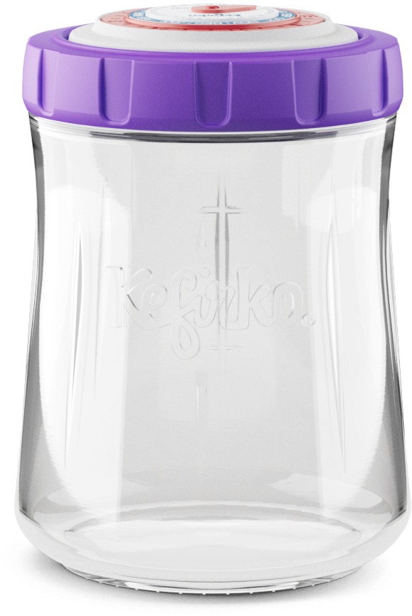 Kefirko Skladovací nádoba, 900 ml, fialová