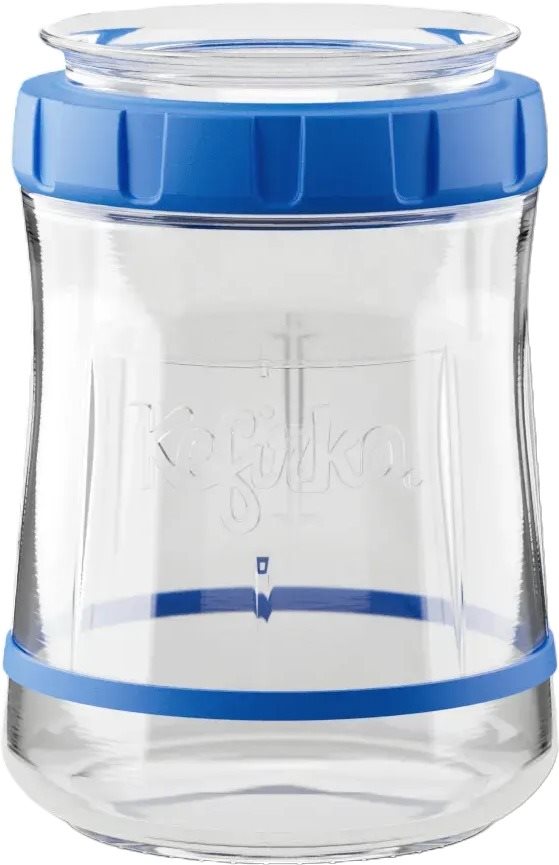 Kefirko Fermentor kváskového těsta, objem 900 ml, modrý