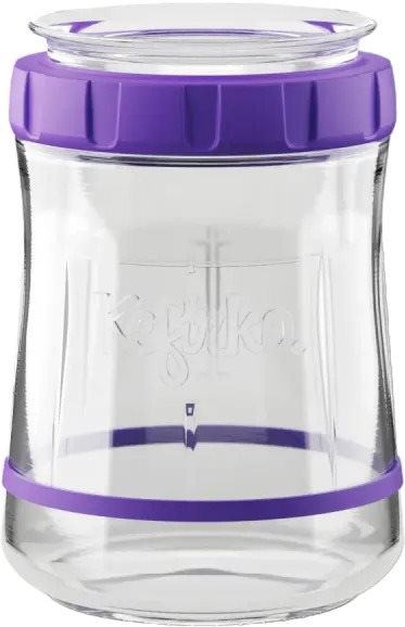 Kefirko Fermentor kváskového těsta, objem 900 ml, fialový