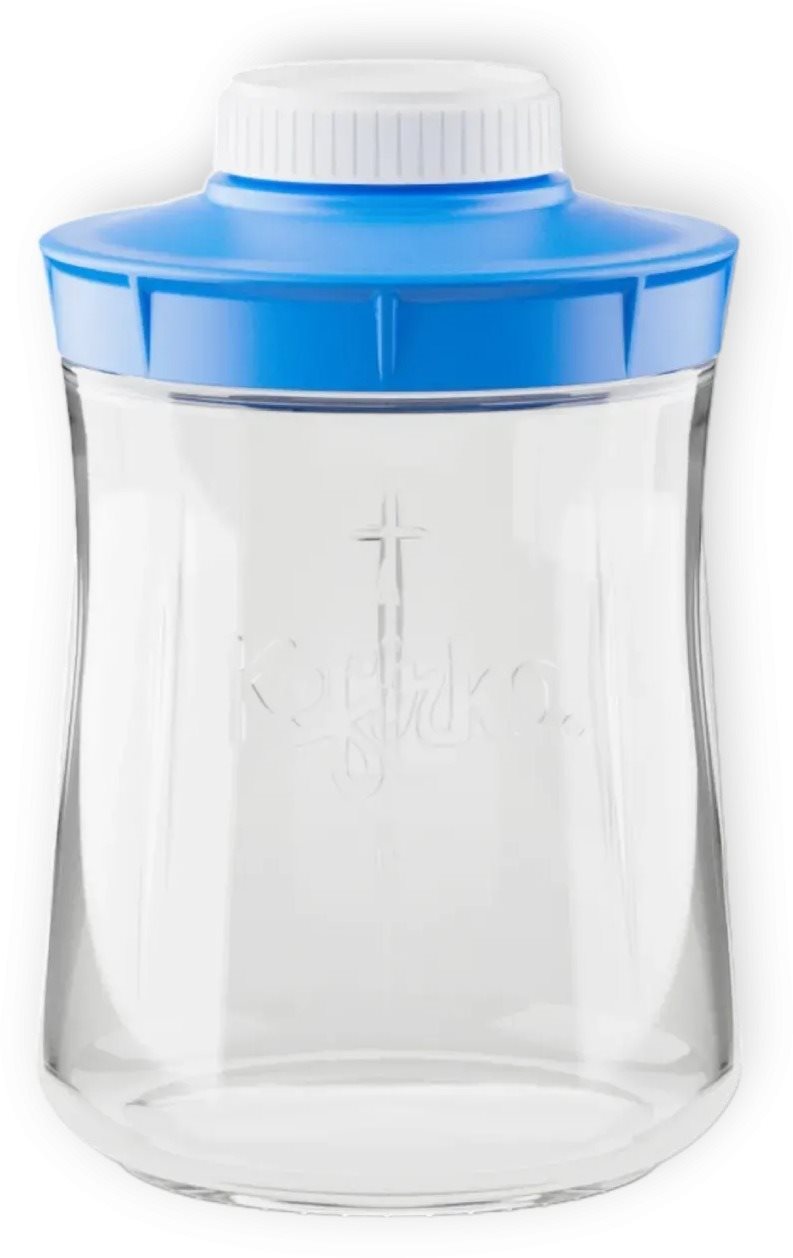 Kefirko Nádoba na druhou fermentaci, objem 900 ml, modrá
