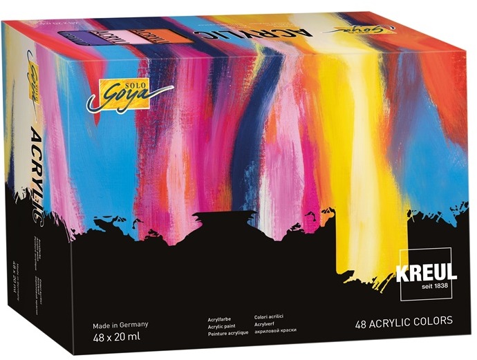 KREUL SOLO GOYA akrylové barvy 48 odstínů 20 ml