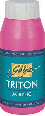 Kreul Triton Solo Goya - Fialovočervená akrylová barva 750 ml