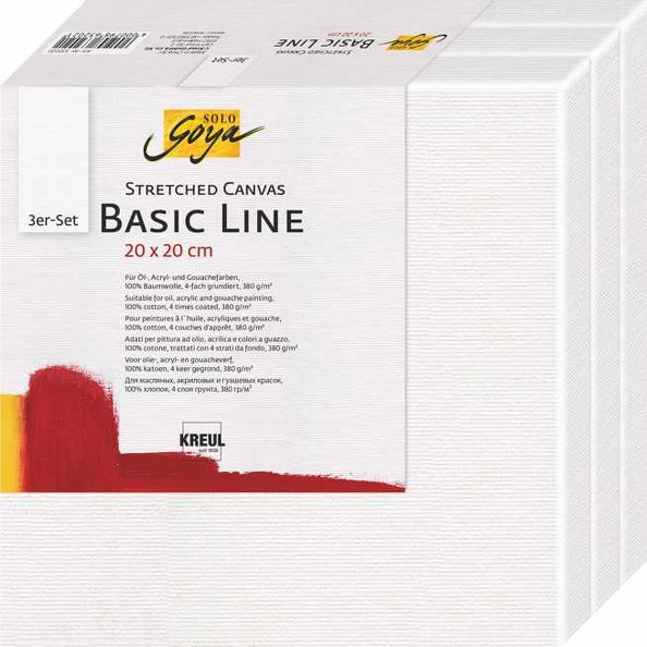 KREUL Basic Line 40 x 50 cm - sada 3 ks