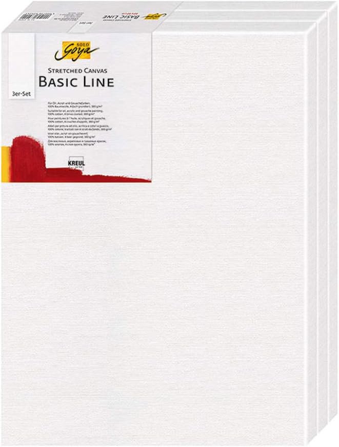 KREUL Basic Line 40 x 50 cm - sada 3 ks
