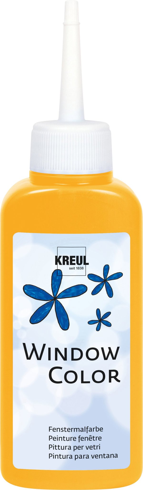 KREUL Window Color, Golden Yellow, 80 ml