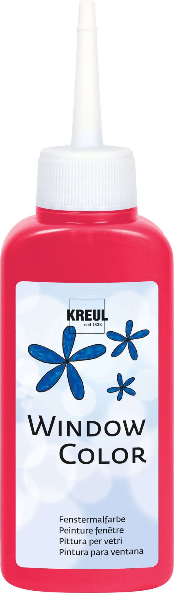 KREUL Window Color, Ruby Red, 80 ml