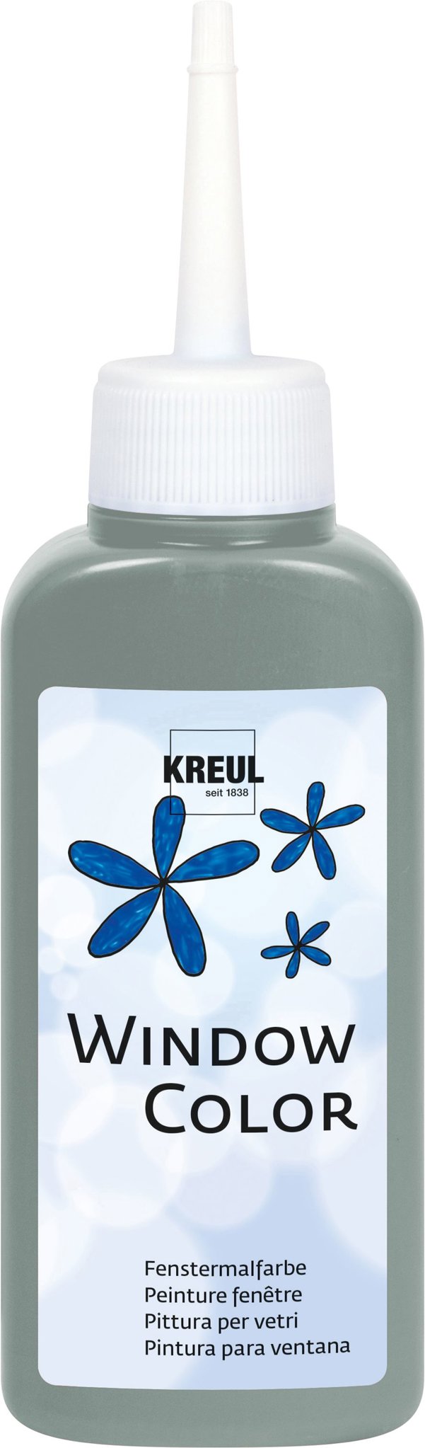 KREUL Window Color, Gray, 80 ml