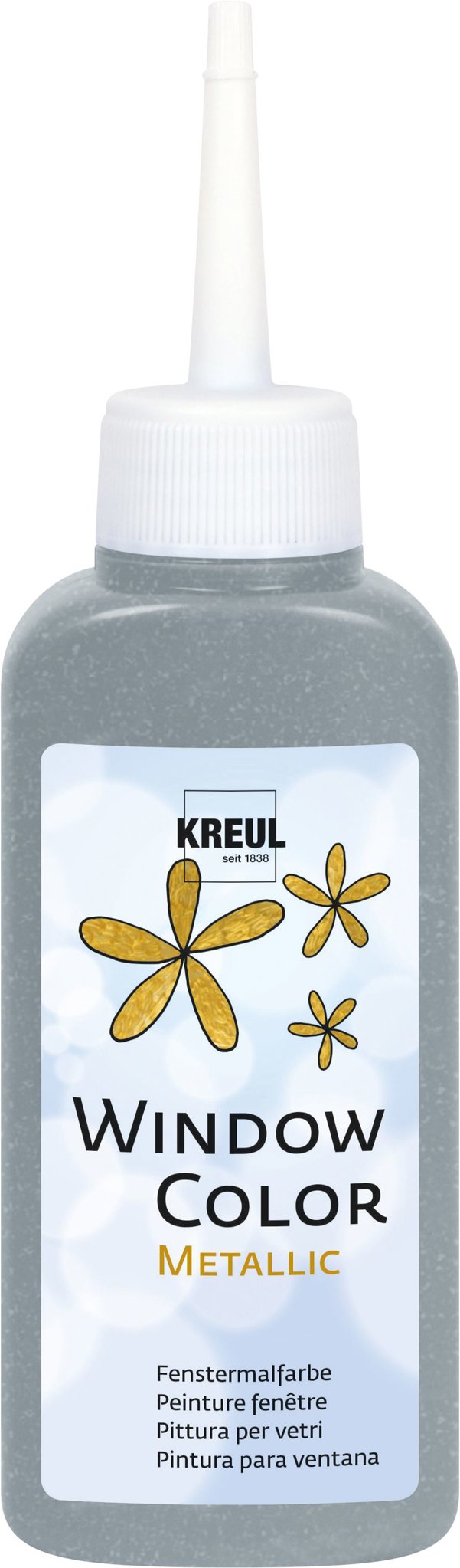 KREUL Window Color, Silver, 80 ml