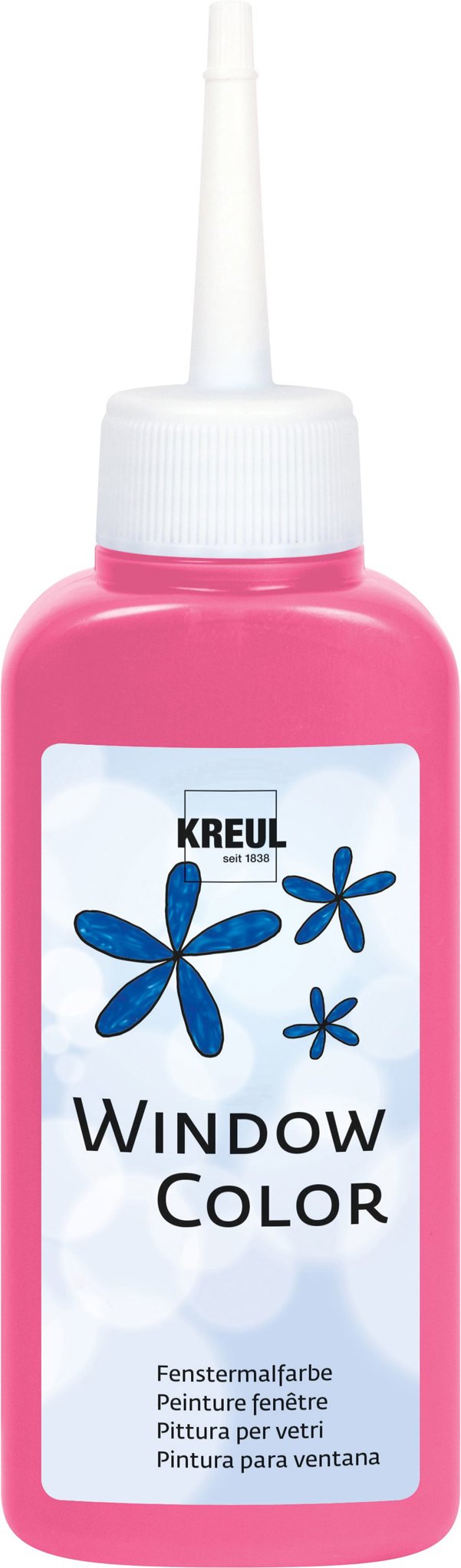 KREUL Window Color, Fluorescent Pink, 80 ml