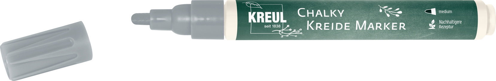 KREUL křídový, medium, stříbrný