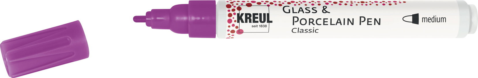 KREUL na sklo a porcelán CLASSIC, 2 - 4 mm, lila