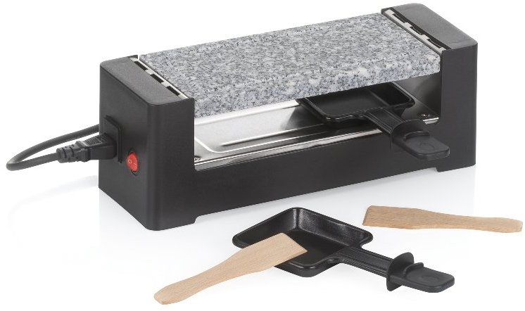 KELA Raclette/kámen Tomül granit black 2 osoby 33 × 11 × 11,5 cm