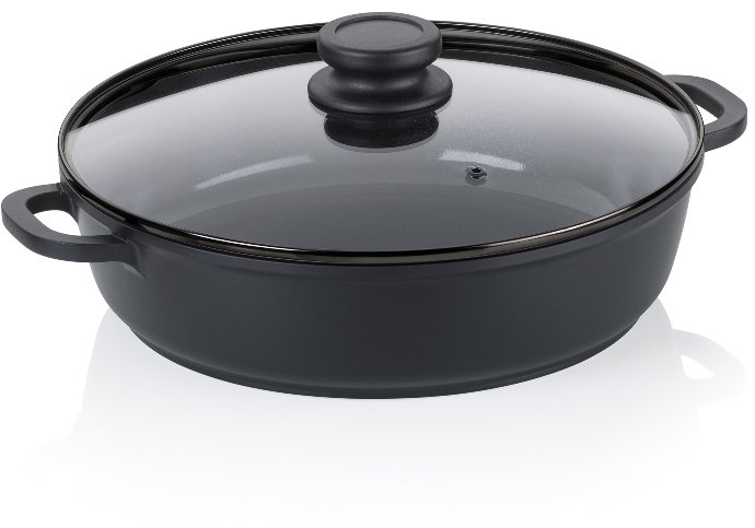 KELA Pánev Atura litý hliník černá 28 cm 3,5 l
