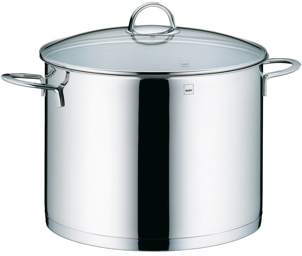 Kela Hrnec se skleněnou poklicí CAILIN nerez 13.5l KL-10962