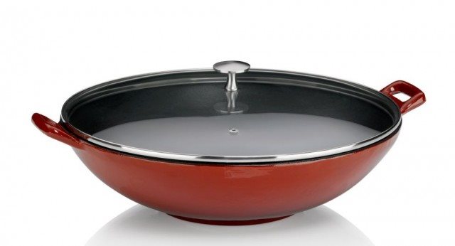 Kela Wok s poklicí litinový CALIDO 36cm KL-11947