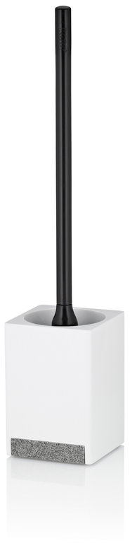 KELA WC sada Cube polyresin bílá