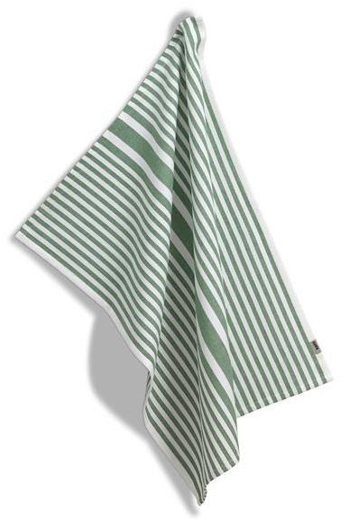 KELA Utěrka Cora 100 % bavlna světle zelené, zelené proužky 70 × 50 cm I