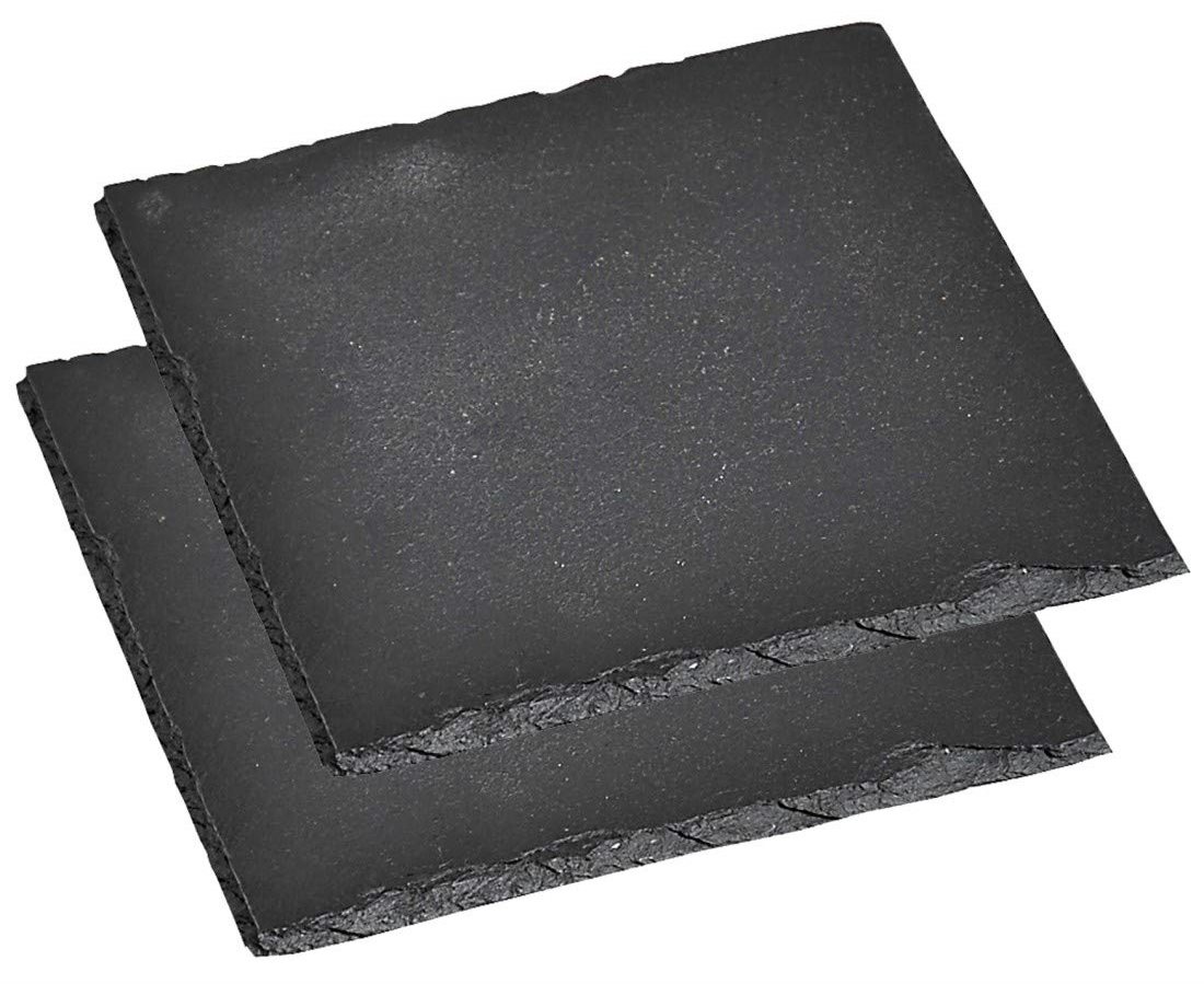 Kesper Sada břidlicových desek na servírování jídla čtverec 20x20cm