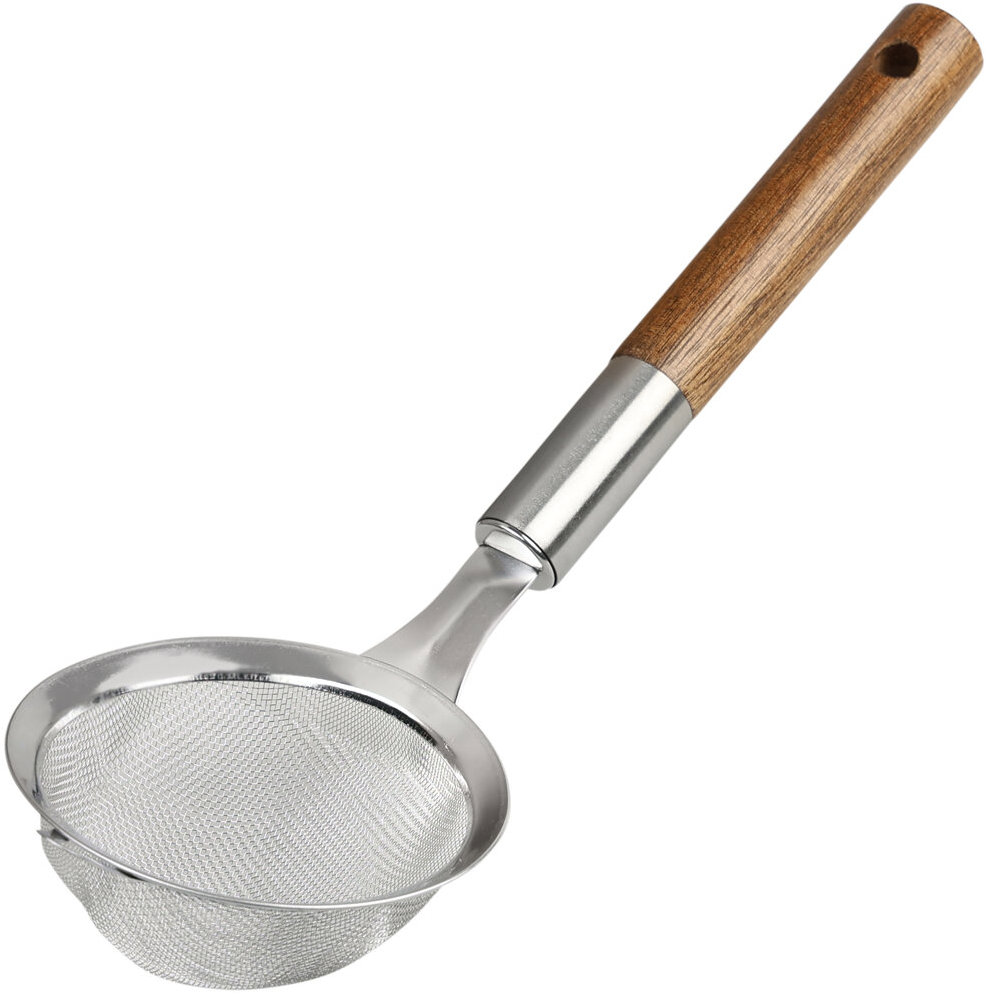 Kesper Jemné kuchyňské sítko 25 cm, akácie/ocel