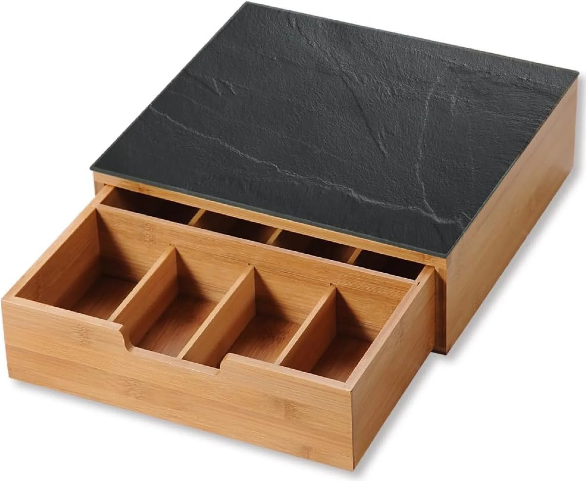 Kesper Box na kávovékapsle/ čajové sáčky, Bambus