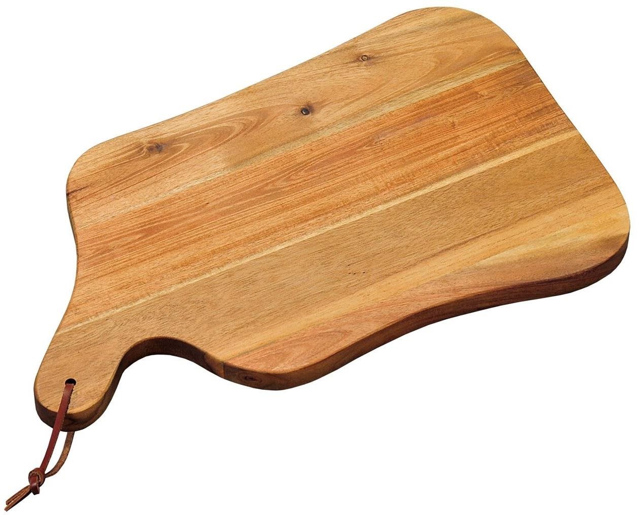 KESPER Prkénko na krájení a servírování, 37,5 × 23 × 1,5 cm, akáciové dřevo