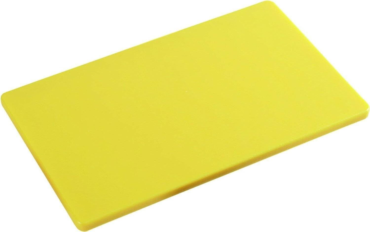 KESPER Prkénko na krájení, 53 × 32,5 × 1,5 cm, plast, žluté