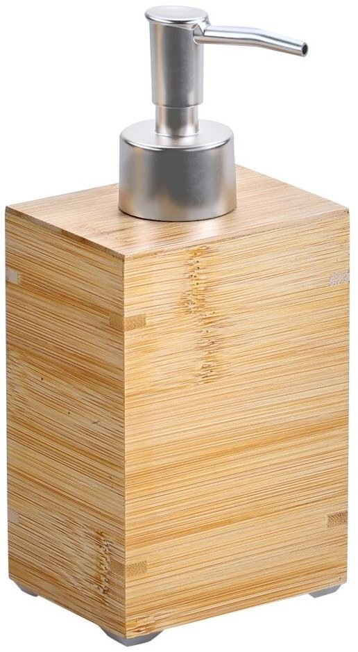 Kesper Dávkovač mýdla 6,5 × 18 × 8,5 cm, bambus/nerezová ocel