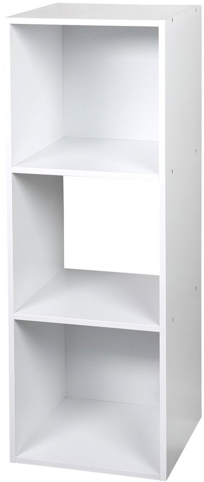 Kesper Police se 3 přihrádkami 31 × 91 × 30 cm, bílá