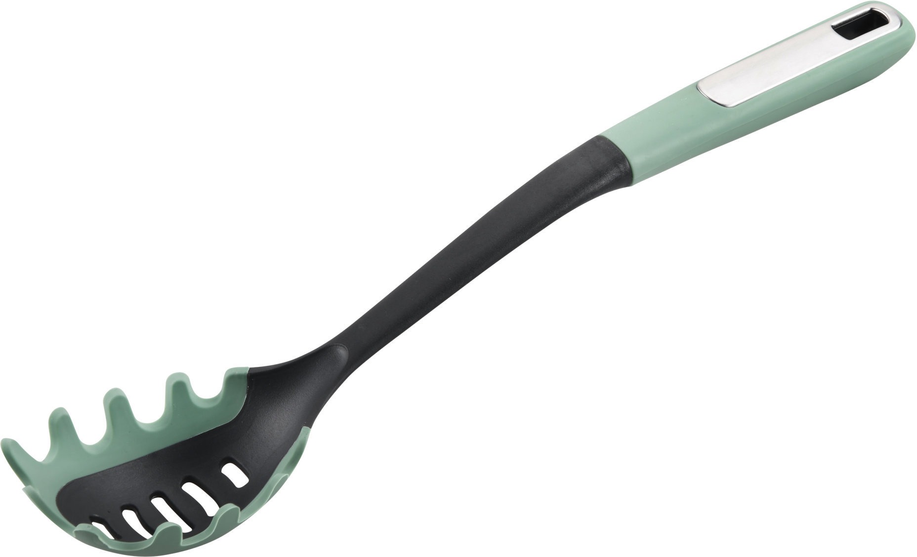 Kesper Naběračka na těstoviny se silikonovým okrajem 34,5 cm, zelená