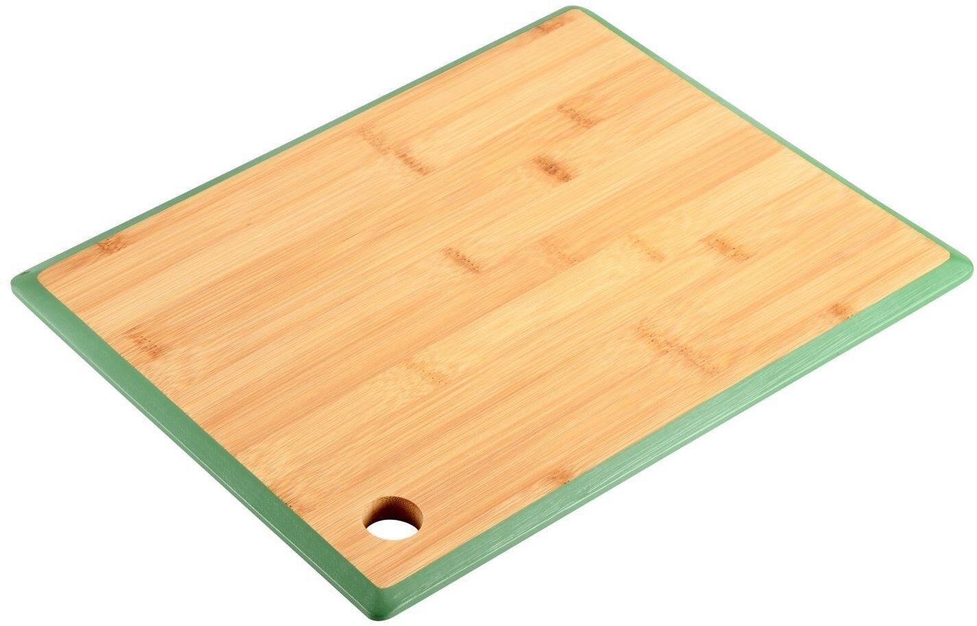 KESPER se zeleným okrajem, 35 × 26 × 1,5 cm, bambus