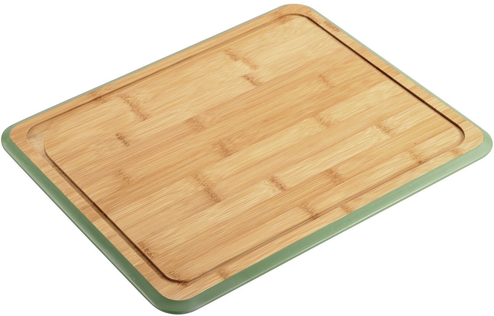 KESPER se zeleným okrajem, 40 × 30 × 1,6 cm, bambus