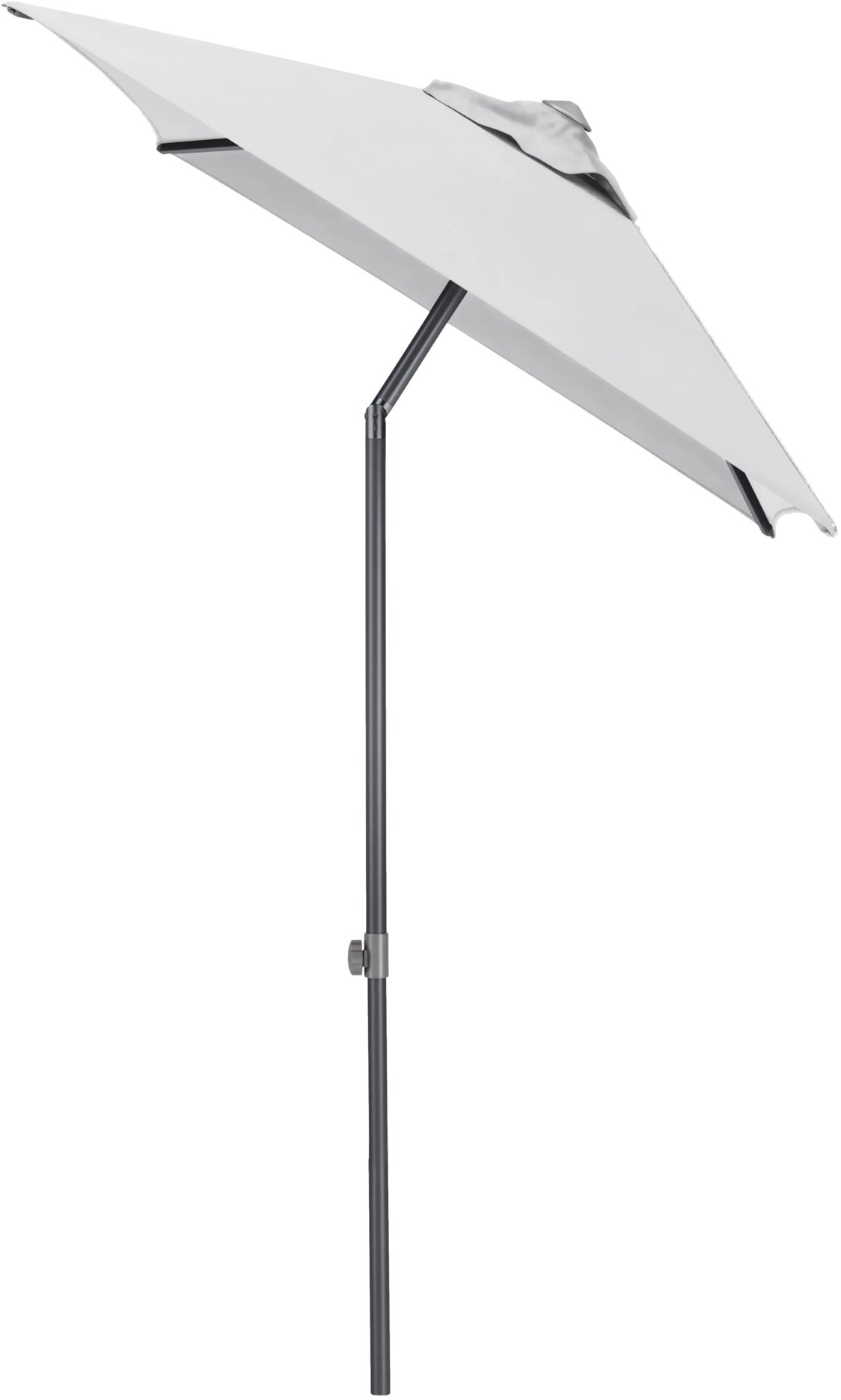 KETTLER Slunečník Easy push 150 × 210 cm, matný antracit/světle šedý, voděodolný