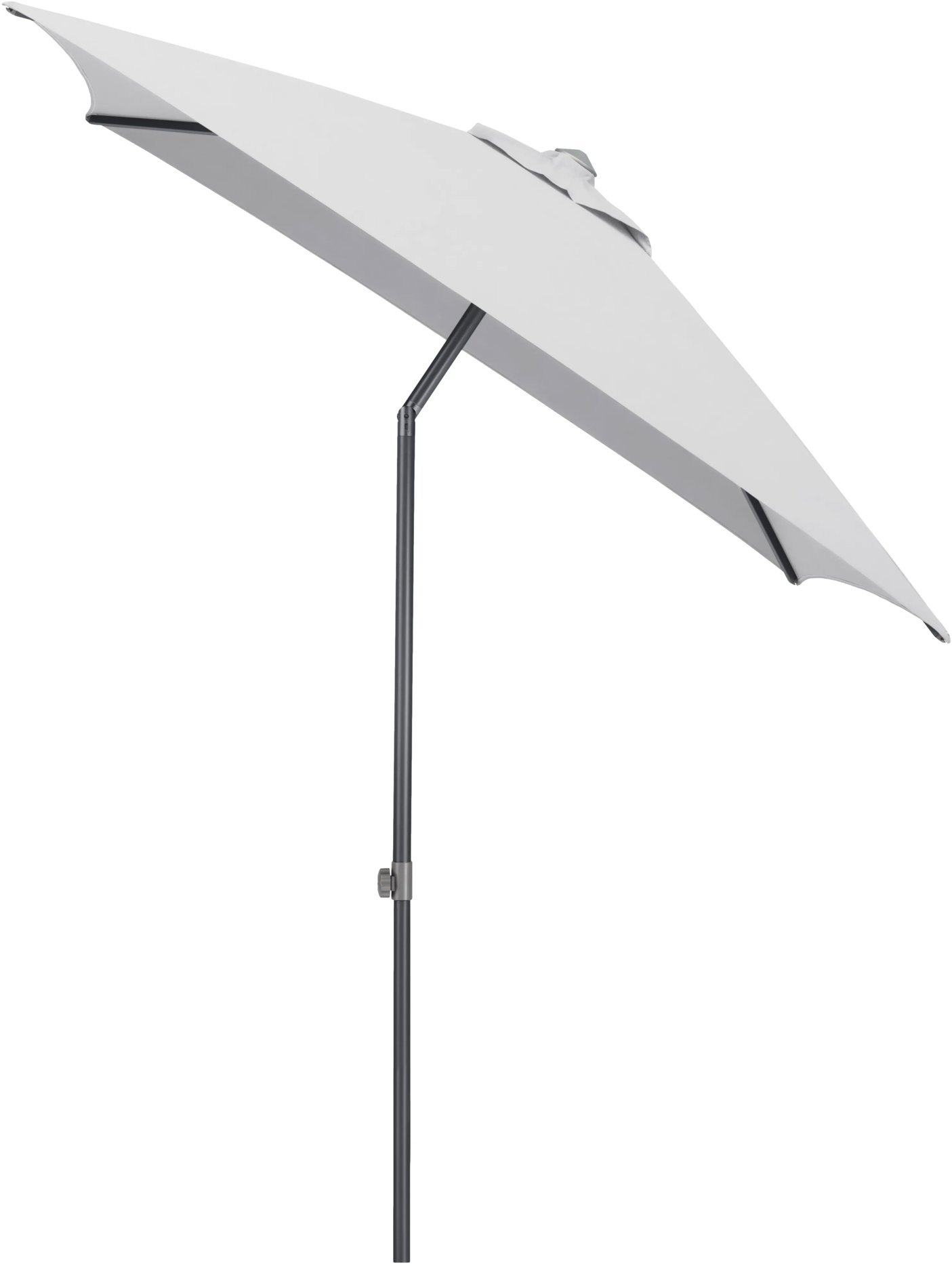 KETTLER Slunečník Easy push 200 × 200 cm, matný antracit/světle šedý, voděodolný