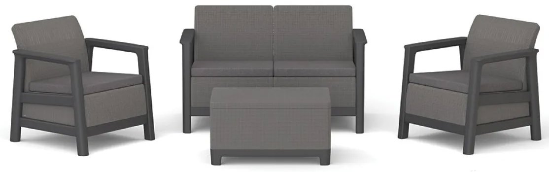 Keter SCANDI LINEA SET Mountain Grey/Grafit
