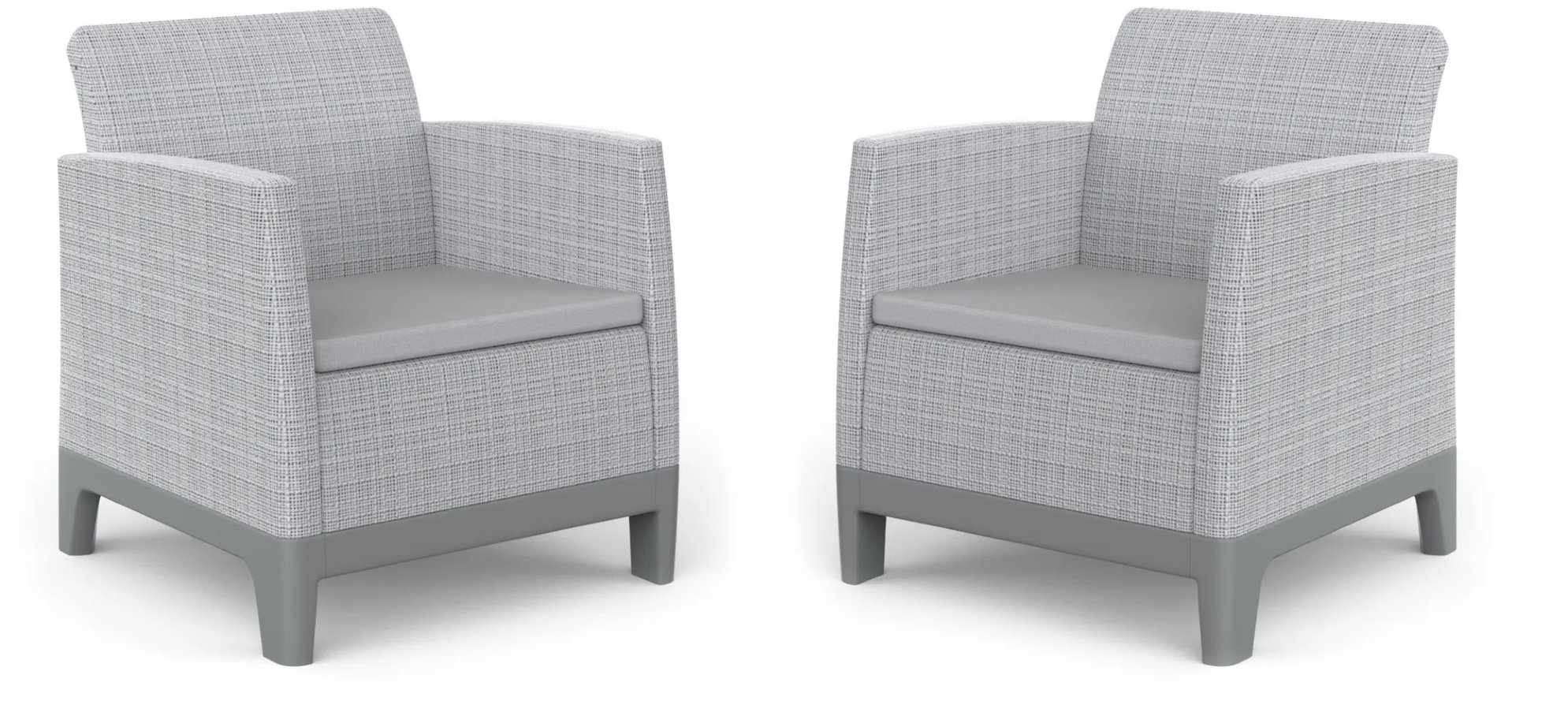 Keter SCANDI FORMA DUO SET - ash grey / storm grey