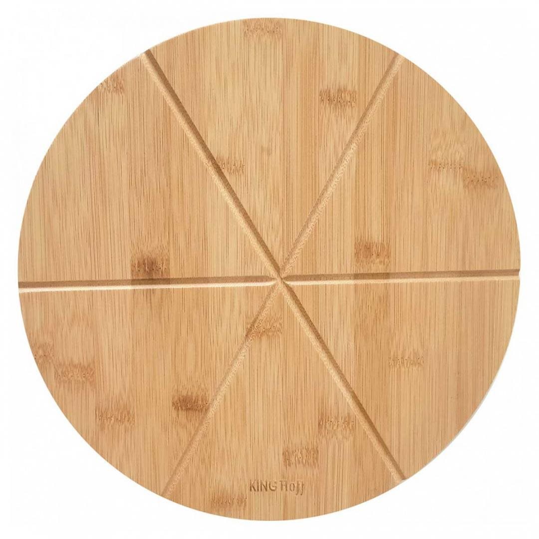 Dřevěný podnos na pizzu 35 cm Kinghoff Kh-1565