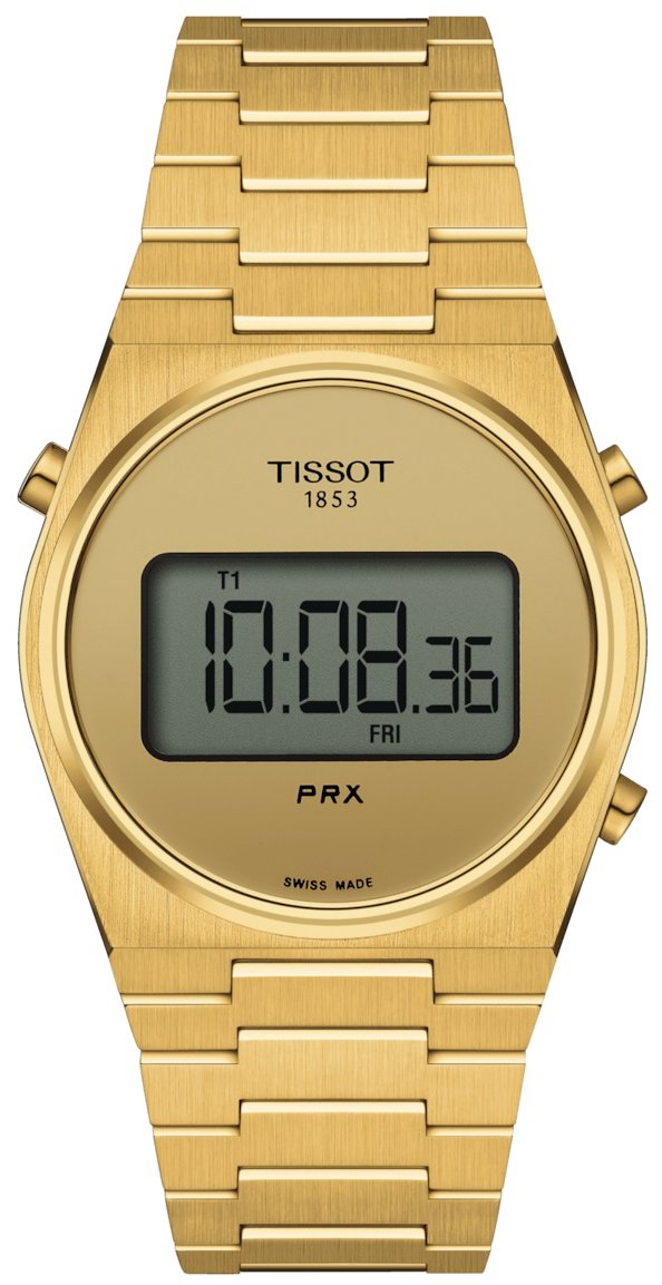 TISSOT PRX DIGITAL Gold