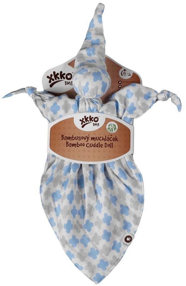 KIKKO XKKO BMB Bambusový muchláček - Baby Blue Cross