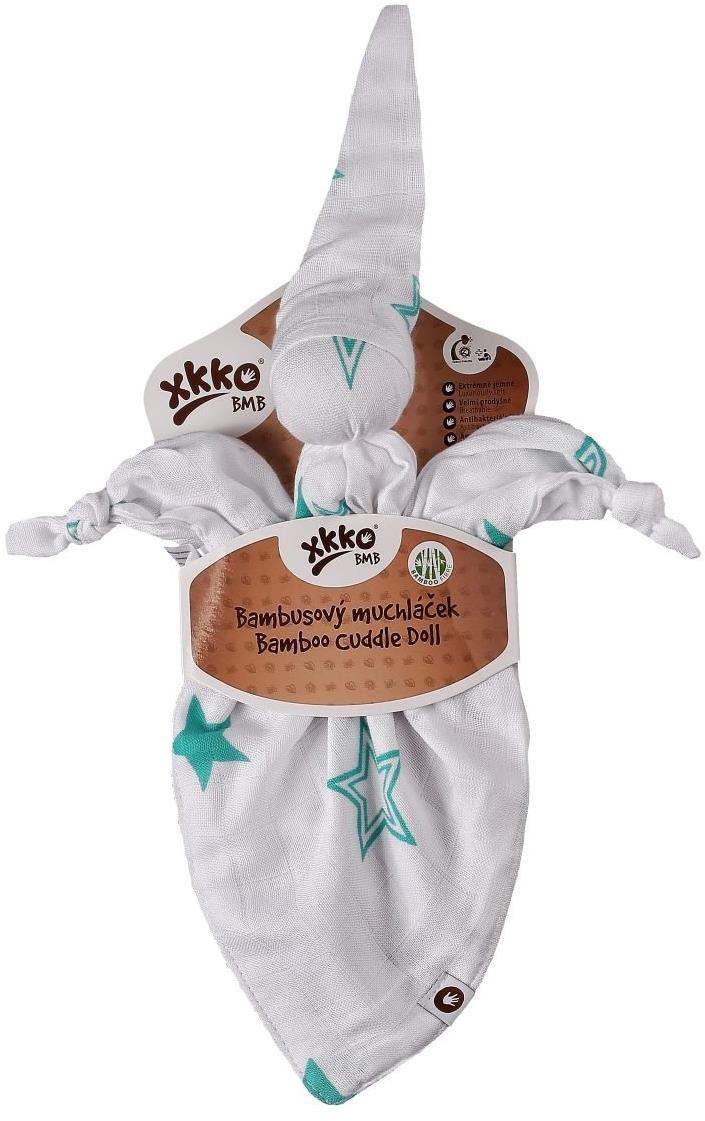 KIKKO XKKO BMB Bambusový muchláček - Turquoise Stars