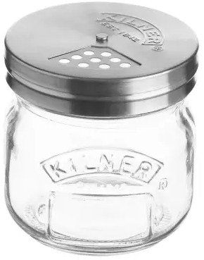 KILNER Skleněná kořenka se sypátkem 0,25 l