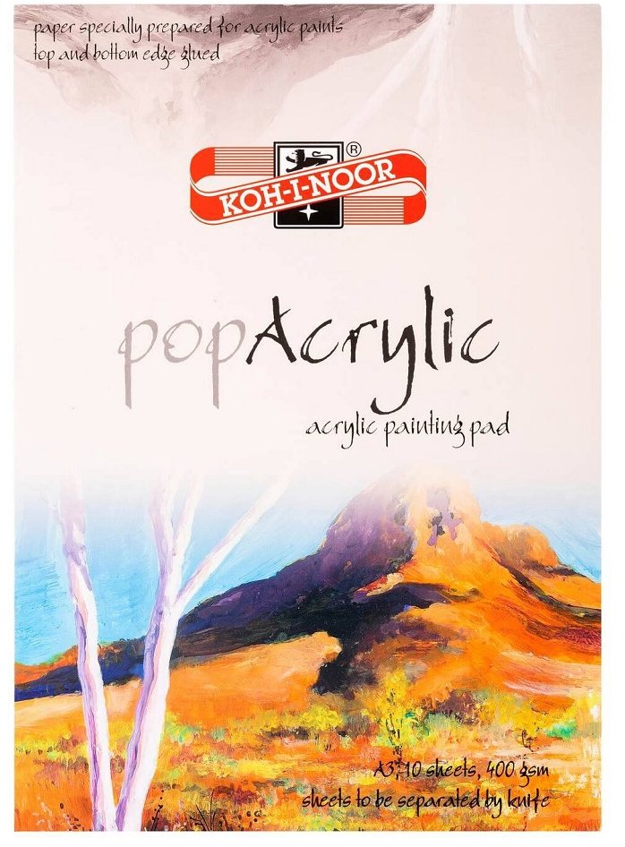 KOH-I-NOOR 9920 ACRYLIC A3, 400 g/m2, 10 listů
