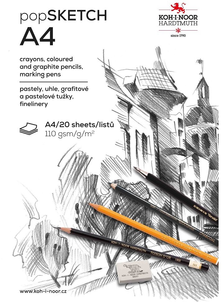 KOH-I-NOOR 9920 SKETCH A4, 110 g/m2, 20 listů