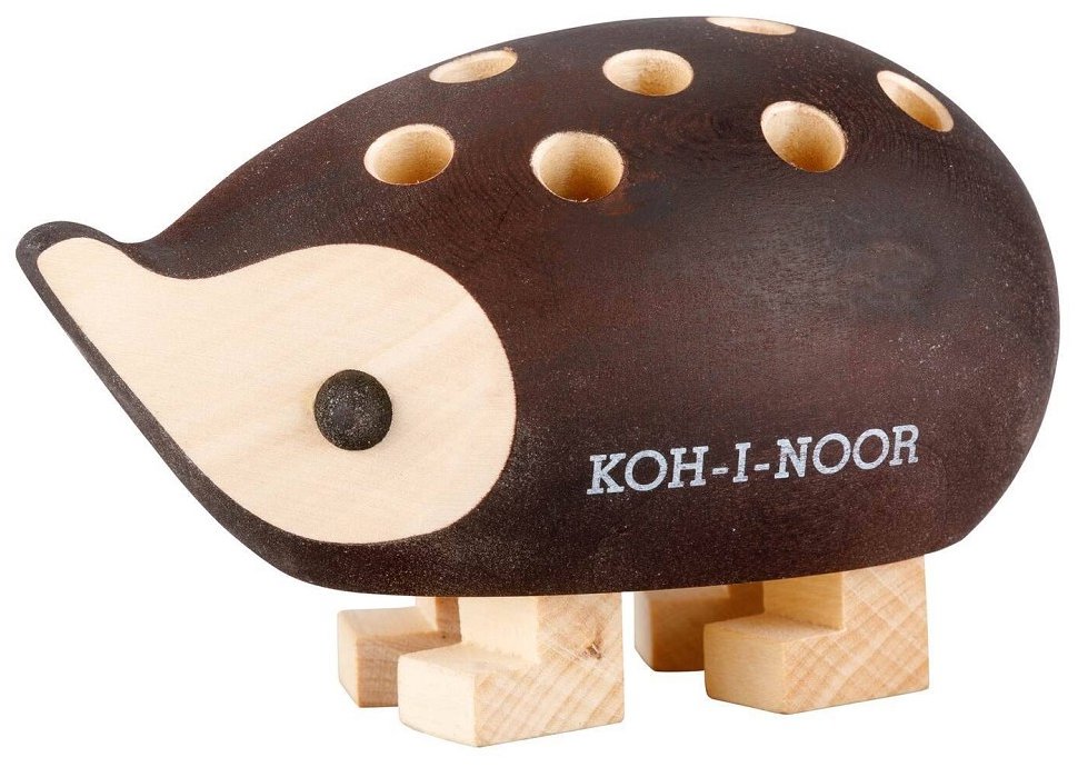 KOH-I-NOOR 9960S dřevěný ježek bez pastelek hnědý, mini