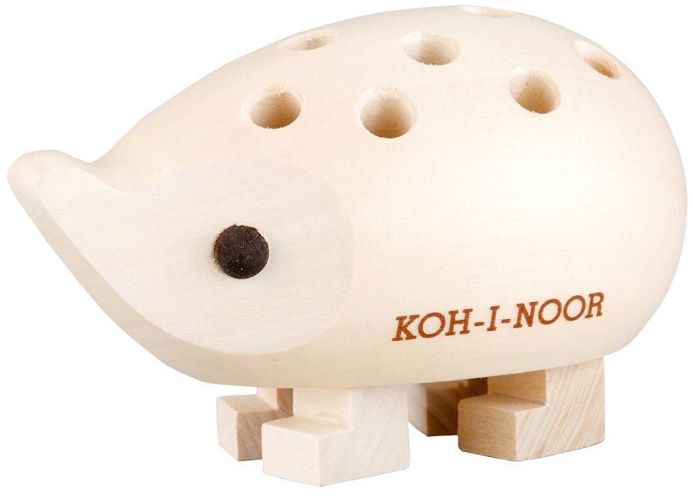 KOH-I-NOOR 9960S dřevěný ježek bez pastelek natur, mini