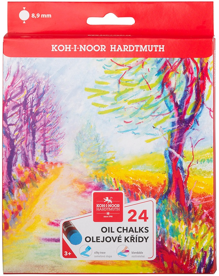 KOH-I-NOOR 8314/24 umělecké olejové křídy 24 ks