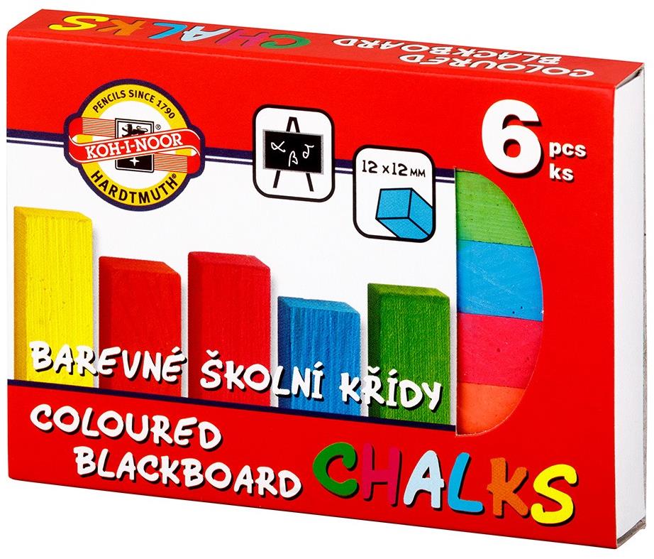 Školní křídy Koh-i-noor 112505/6 - barevné