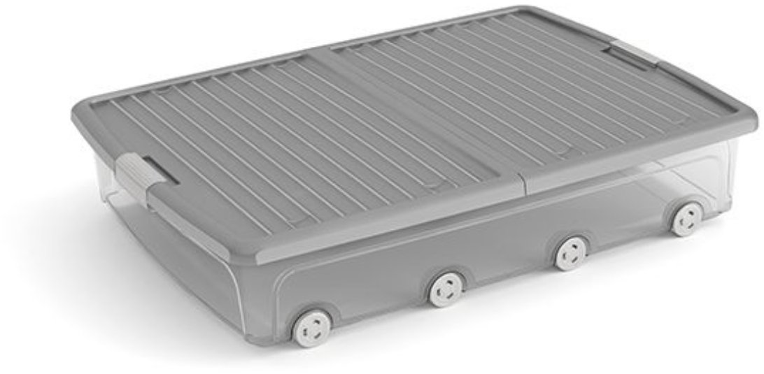 KIS Box XL Underbed 55 l, šedý s víkem